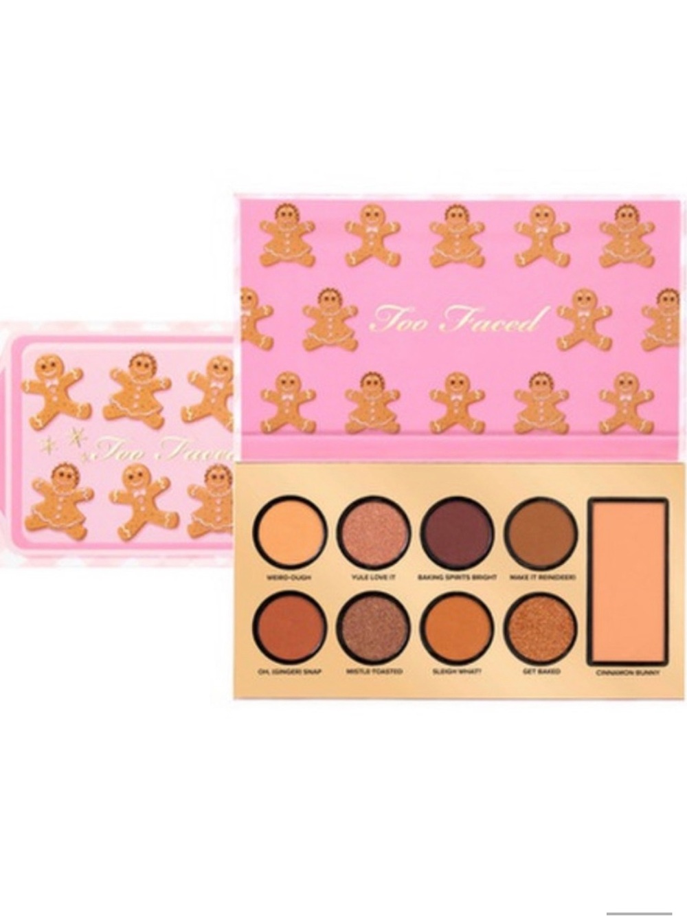 Too Faced Christmas Bake Shoppe Ginger Snap Eyeshadow & Blush Palette NEW